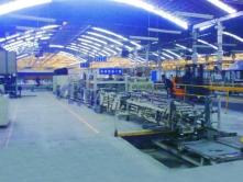 拋光磚自動(dòng)打包碼垛線